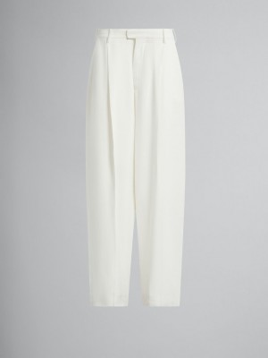 Marni Cady Tailored Trousers ασπρα | ZGRNQ54372