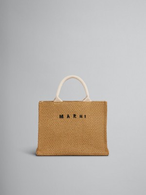 Marni Raffia Small Μπεζ | BGRSO38596