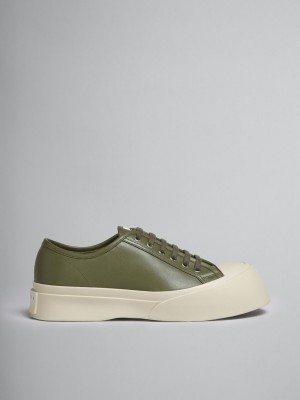 Marni Soft Calf δερματινα Pablo Sneaker πρασινο | GRQCS66585