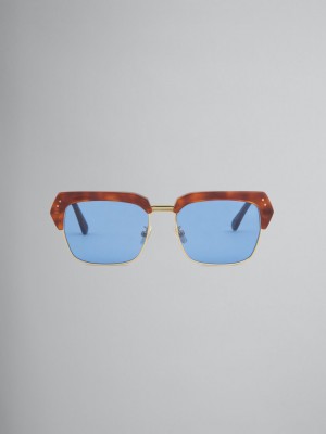 Marni Three Gorges Metal And Acetate μπλε | GRCVG71572