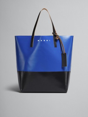 Marni Tribeca Shopping Bag μπλε μαυρα | AGRWC94998