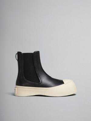 Marni δερματινα Pablo Chelsea Boot μαυρα | DGRKV50004