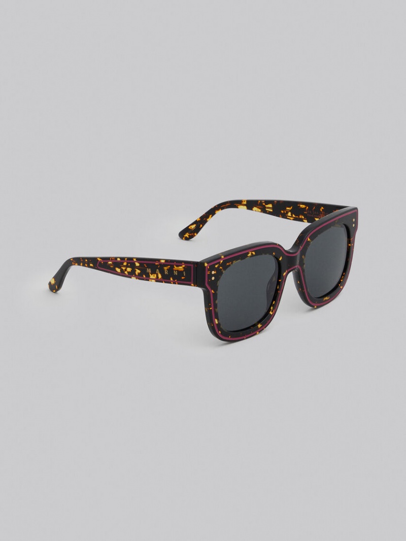 Marni Animal Print Acetate Li River Πολύχρωμο | GRXBR25958