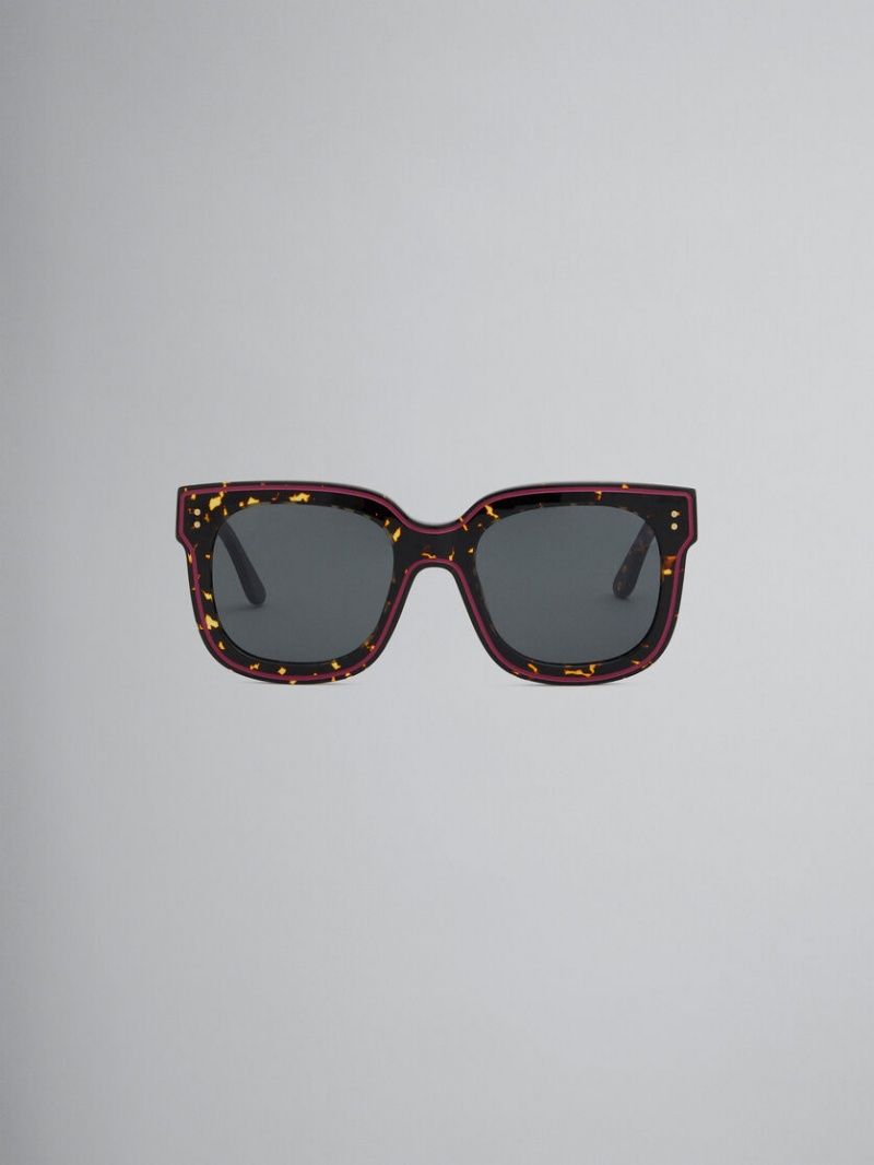 Marni Animal Print Acetate Li River Πολύχρωμο | GRXBR25958