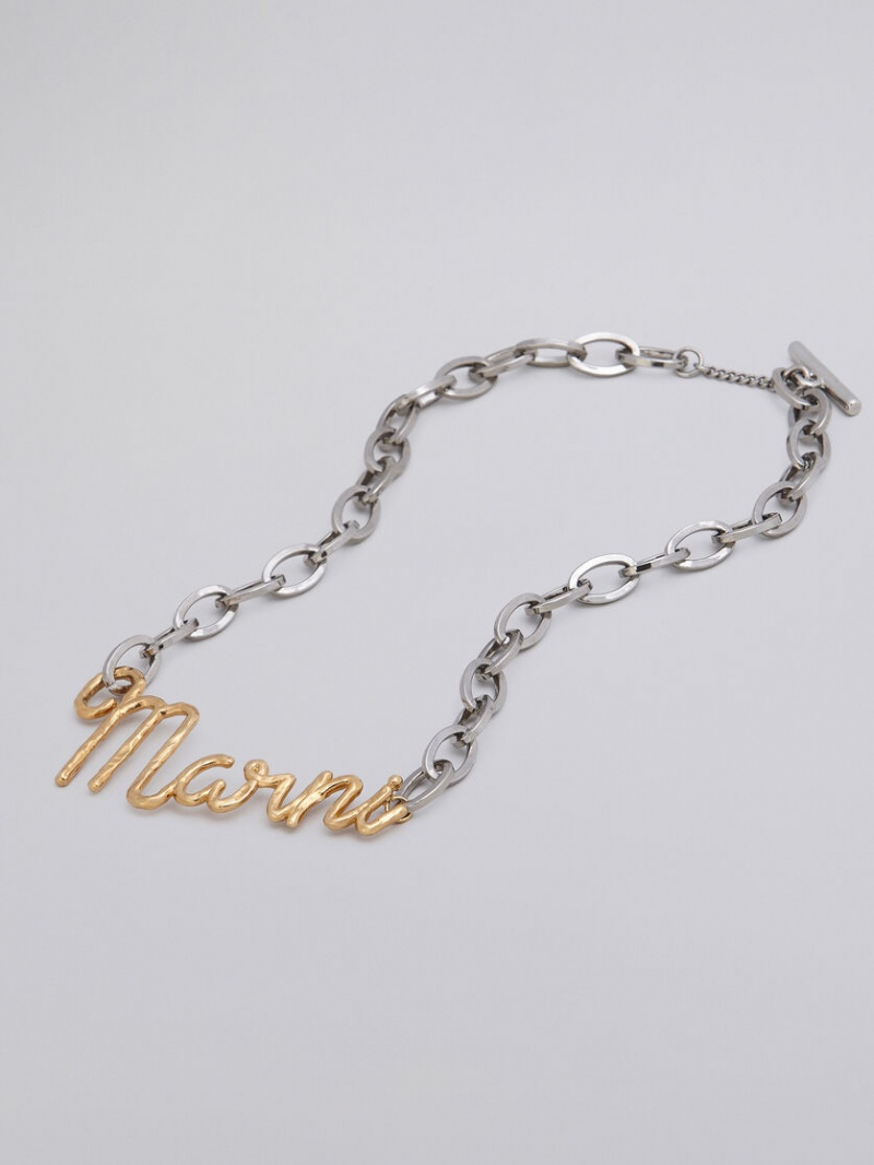 Marni Brass Marni Italic ασημι χρυσο χρωμα | GREAH81549