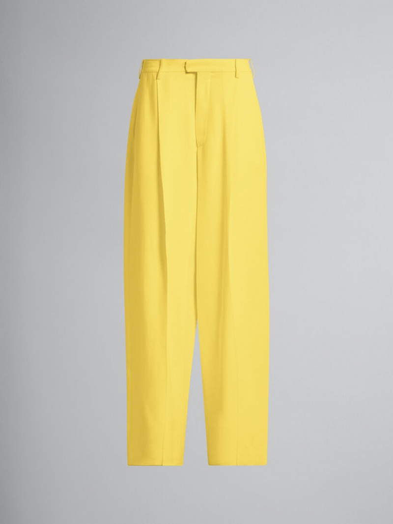 Marni Cady Tailored Trousers κίτρινα | MGRHR45962