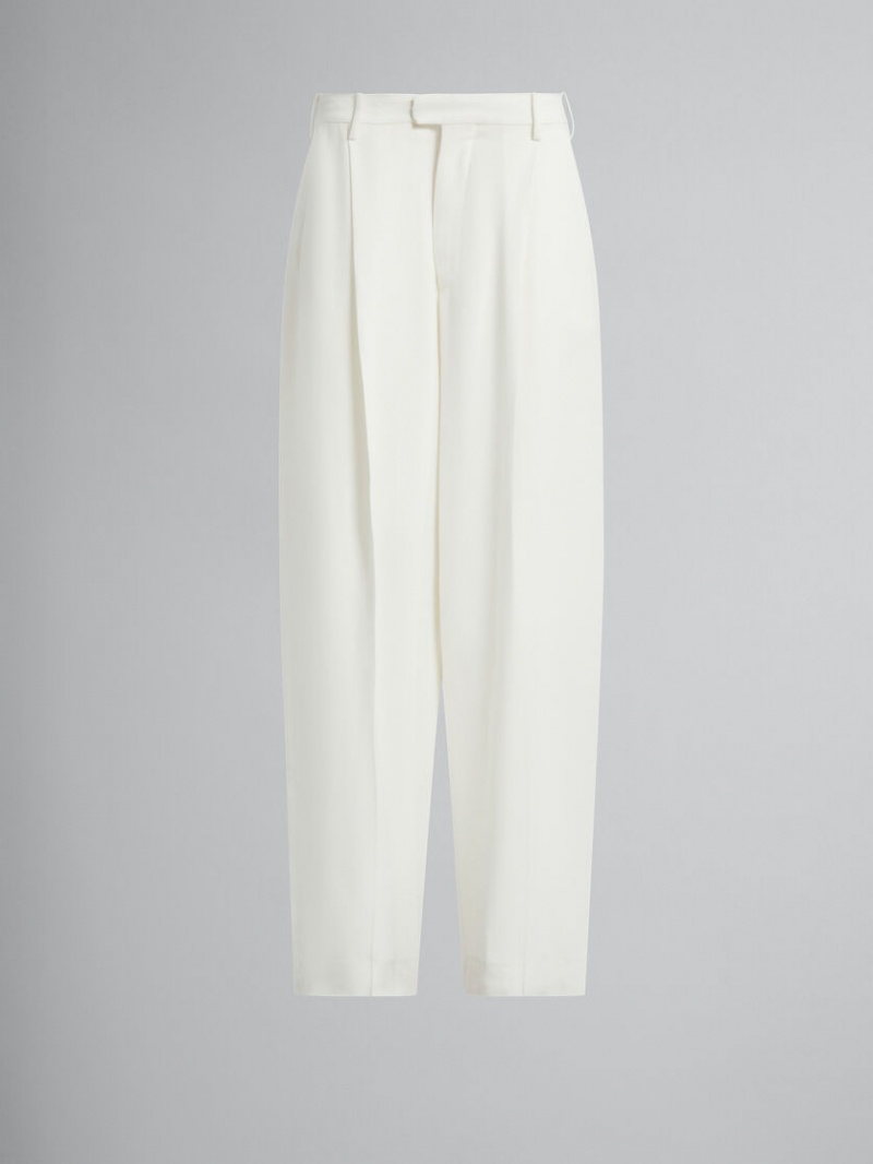 Marni Cady Tailored Trousers ασπρα | ZGRNQ54372