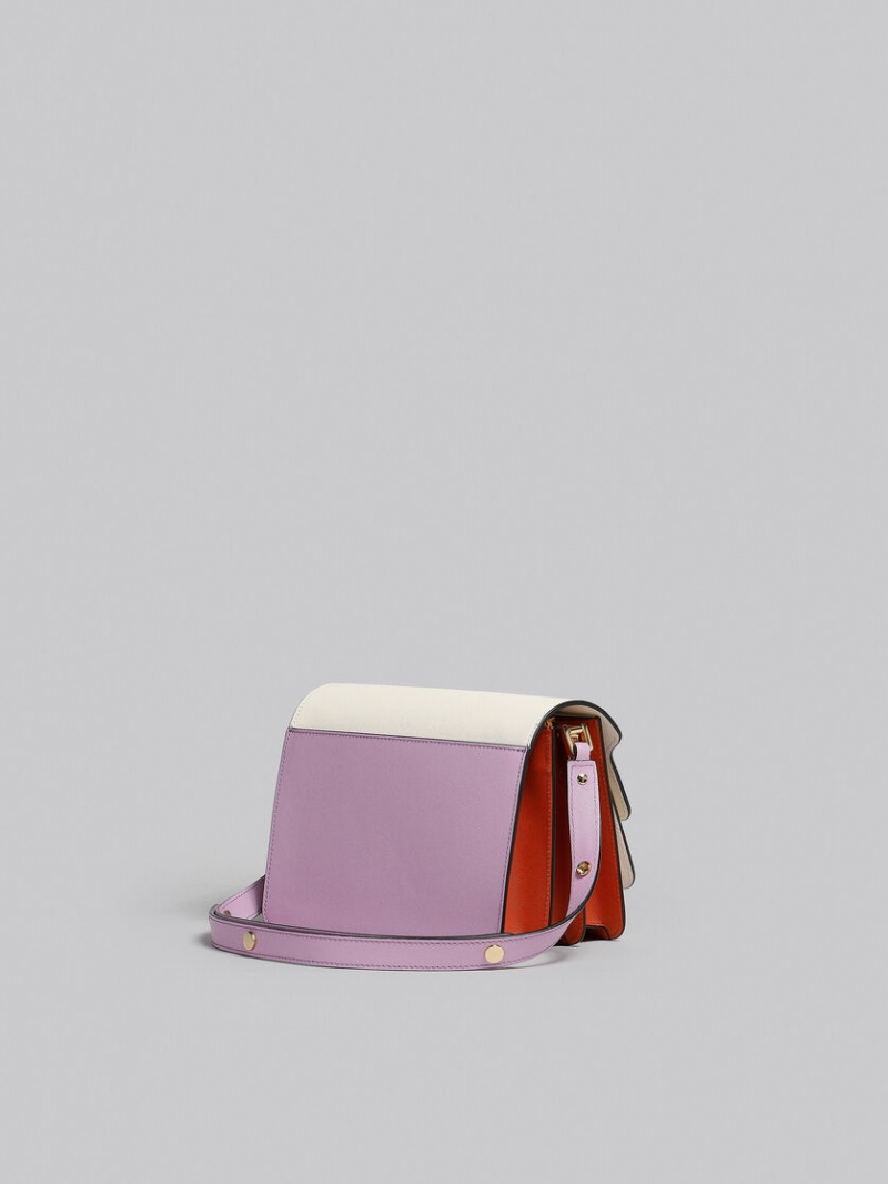 Marni Lilac Saffiano δερματινα Trunk Bag μωβ | SGRNY79680