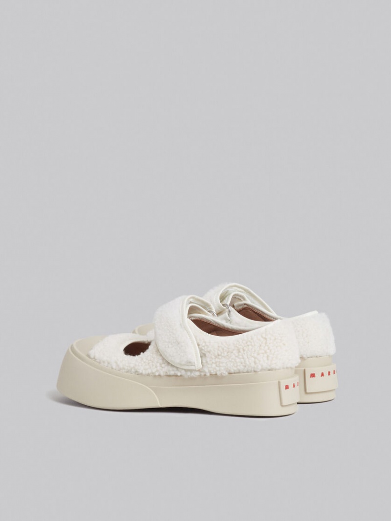 Marni Merino Mary Jane Sneaker ασπρα | GRCVG30409