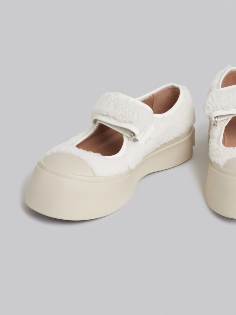 Marni Merino Mary Jane Sneaker ασπρα | GRCVG30409