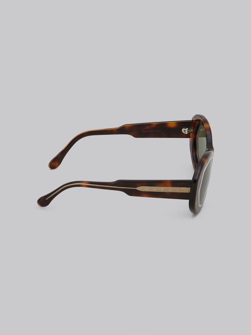 Marni Mount Brumo Acetate καφε πρασινο | SGRNY86484