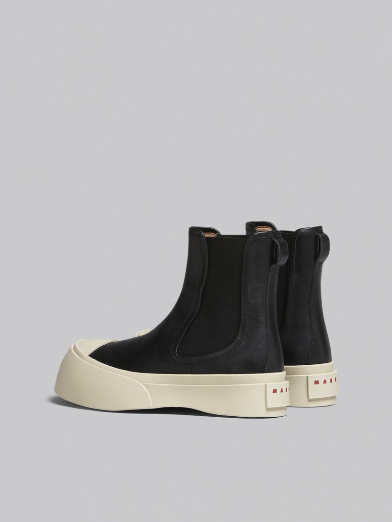 Marni Nappa δερματινα Pablo Chelsea Boot μαυρα | GRJBT46115