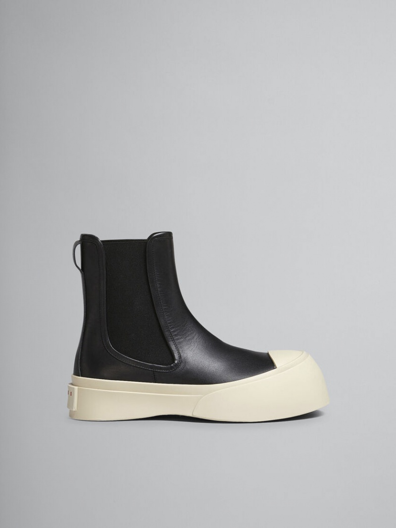 Marni Nappa δερματινα Pablo Chelsea Boot μαυρα | GRJBT46115