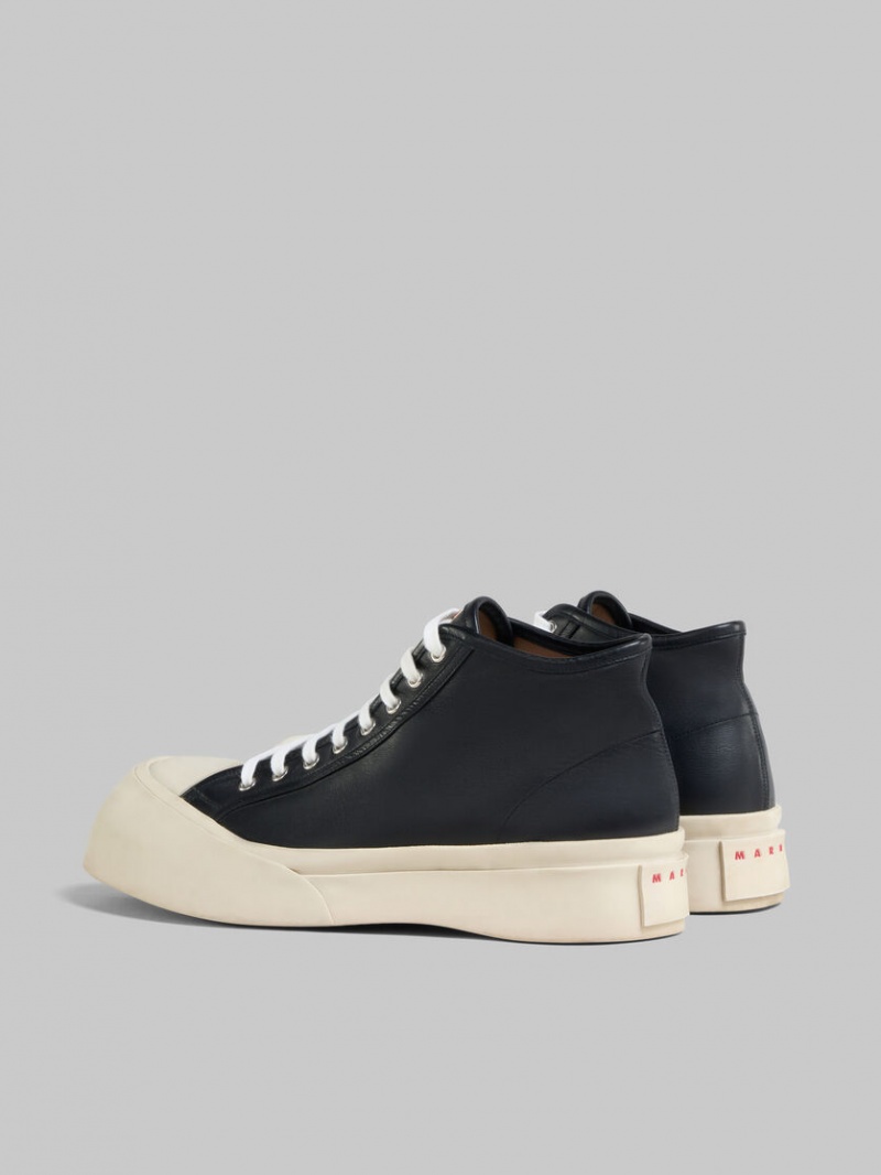 Marni Nappa δερματινα Pablo High-top Sneaker μαυρα | MGRHR85818