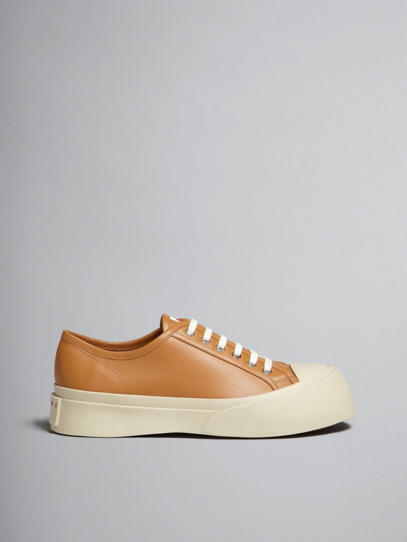 Marni Nappa δερματινα Pablo Sneaker καφε | LGRTR23560