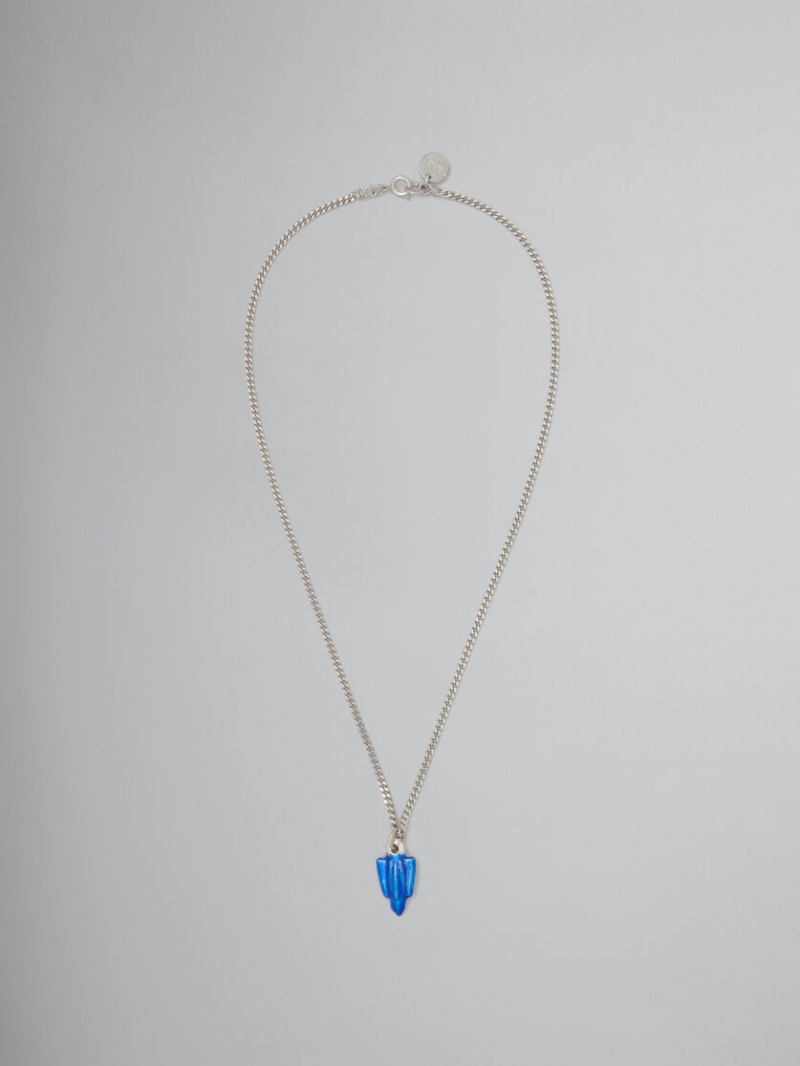 Marni Necklace With Space Ship Charm μπλε | GRNZX47670