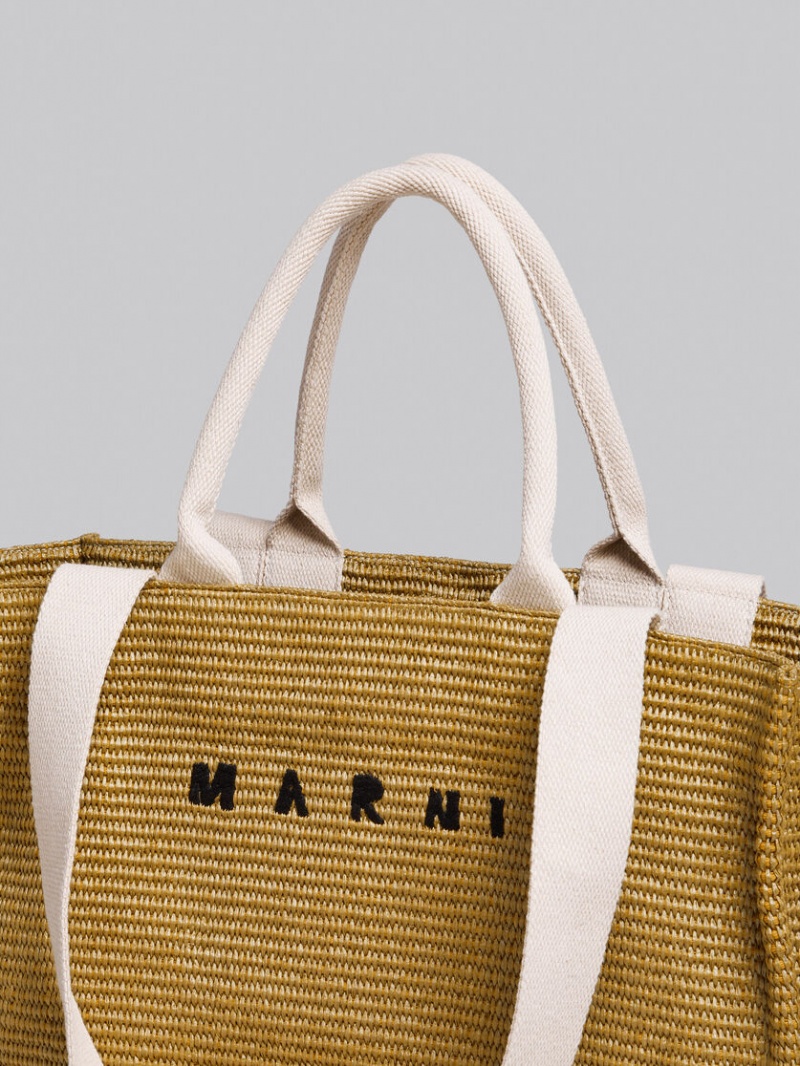 Marni Raffia Large Μπεζ | GREAH14825