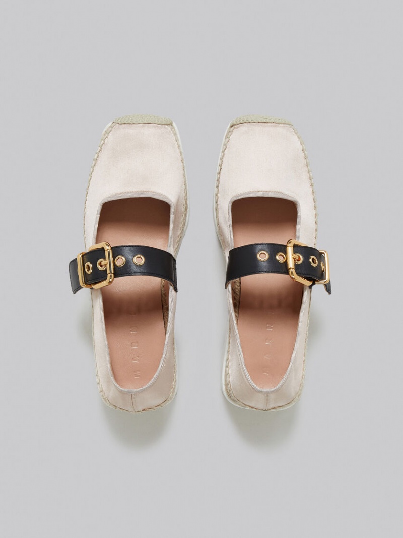 Marni Satin Petal Espadrillas ροζ | ZGRMJ62357