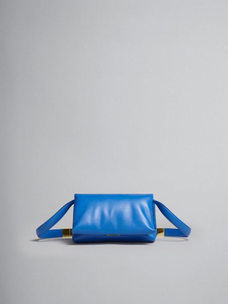 Marni Small Calfskin μπλε | XGRGW75596