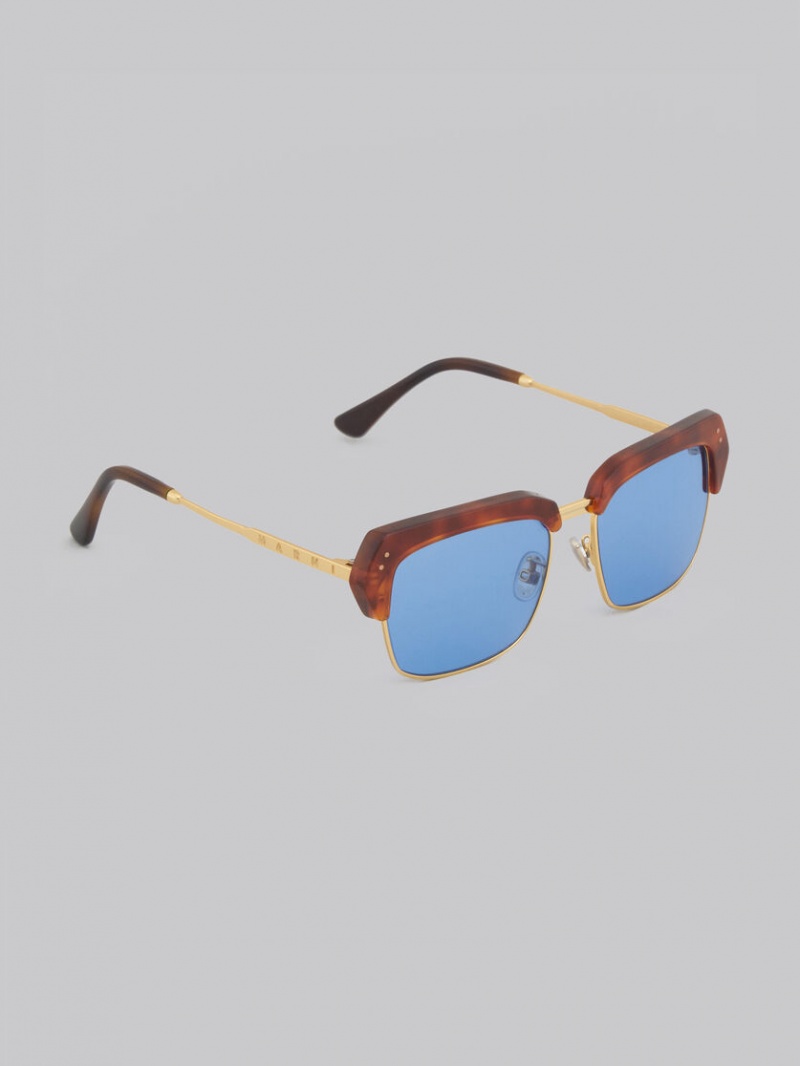 Marni Three Gorges Metal And Acetate μπλε | GRCVG71572