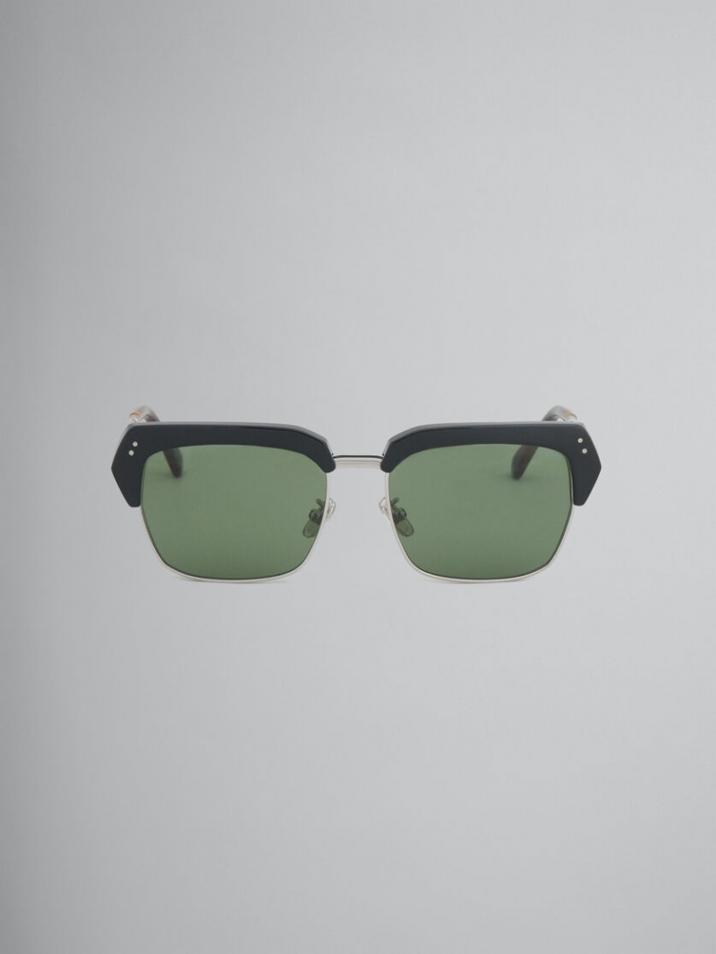 Marni Three Gorges Metal And Acetate πρασινο | YGRVQ35088