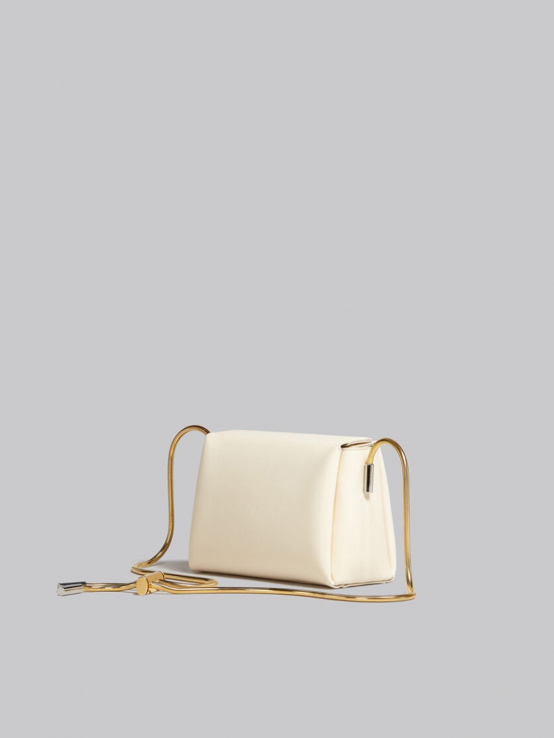 Marni Toggle Medium Bag δερματινα ασπρα | GRQCS51016