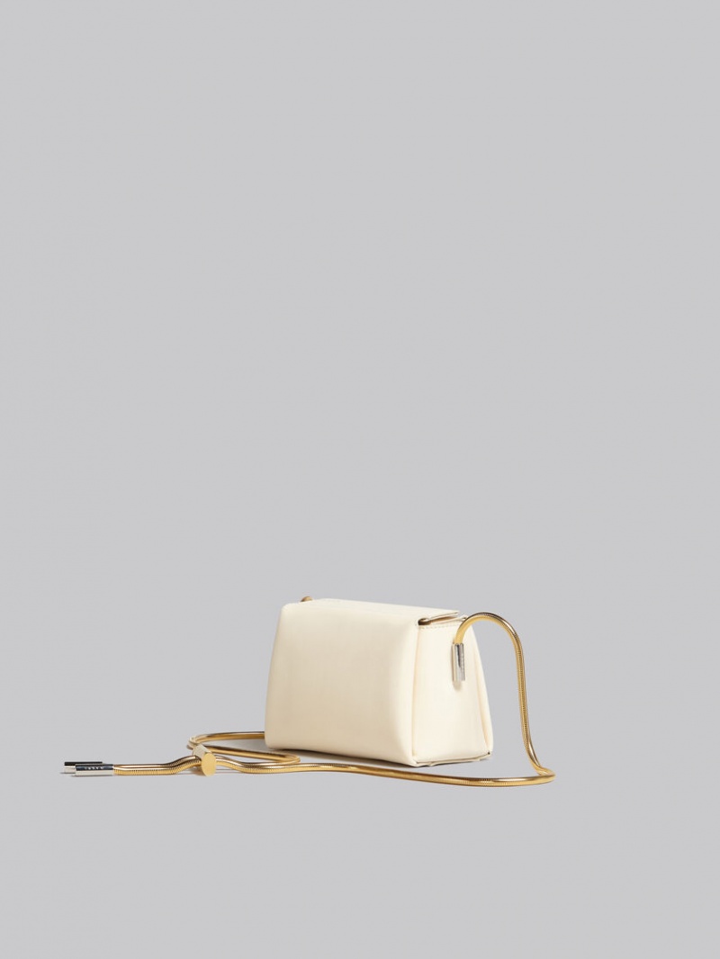 Marni Toggle Small Bag δερματινα ασπρα | GRICD73259