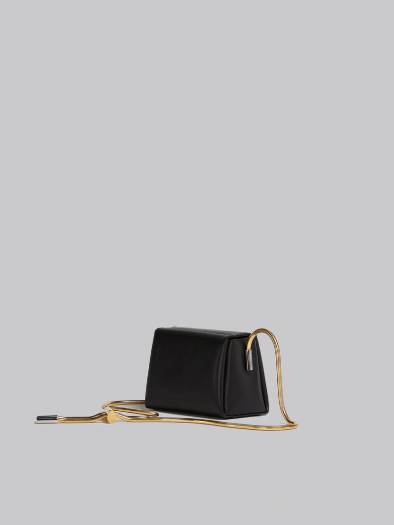 Marni Toggle Small Bag δερματινα μαυρα | LGRSX19150