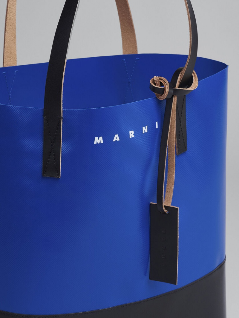 Marni Tribeca Shopping Bag μπλε μαυρα | AGRWC94998