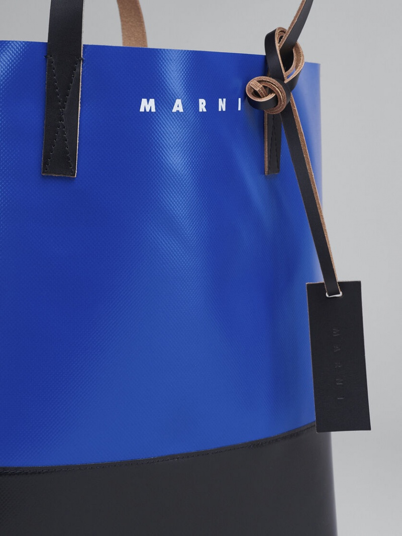 Marni Tribeca Shopping Bag μπλε μαυρα | AGRWC94998