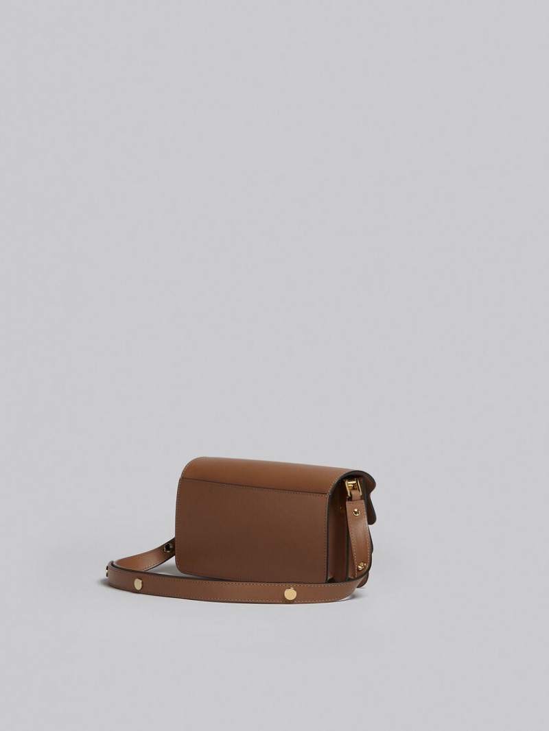 Marni Trunk Bag E/W δερματινα καφε | PGRQX45785