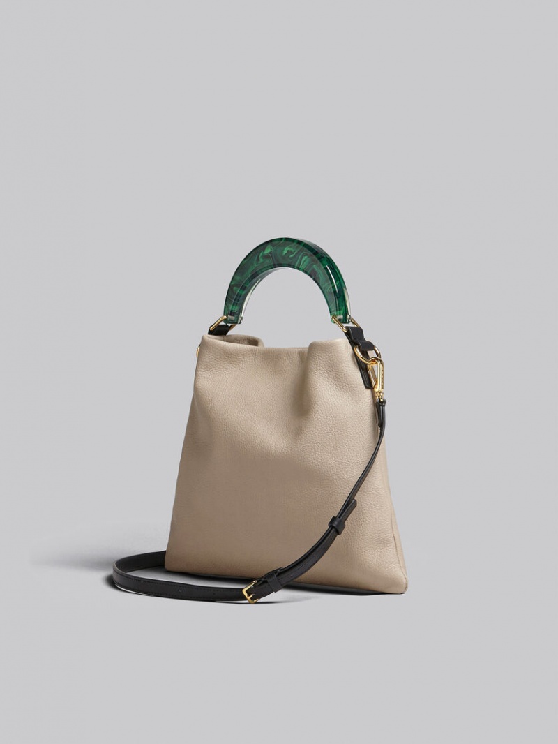 Marni Venice Small Bag δερματινα Μπεζ | GGRUC62919