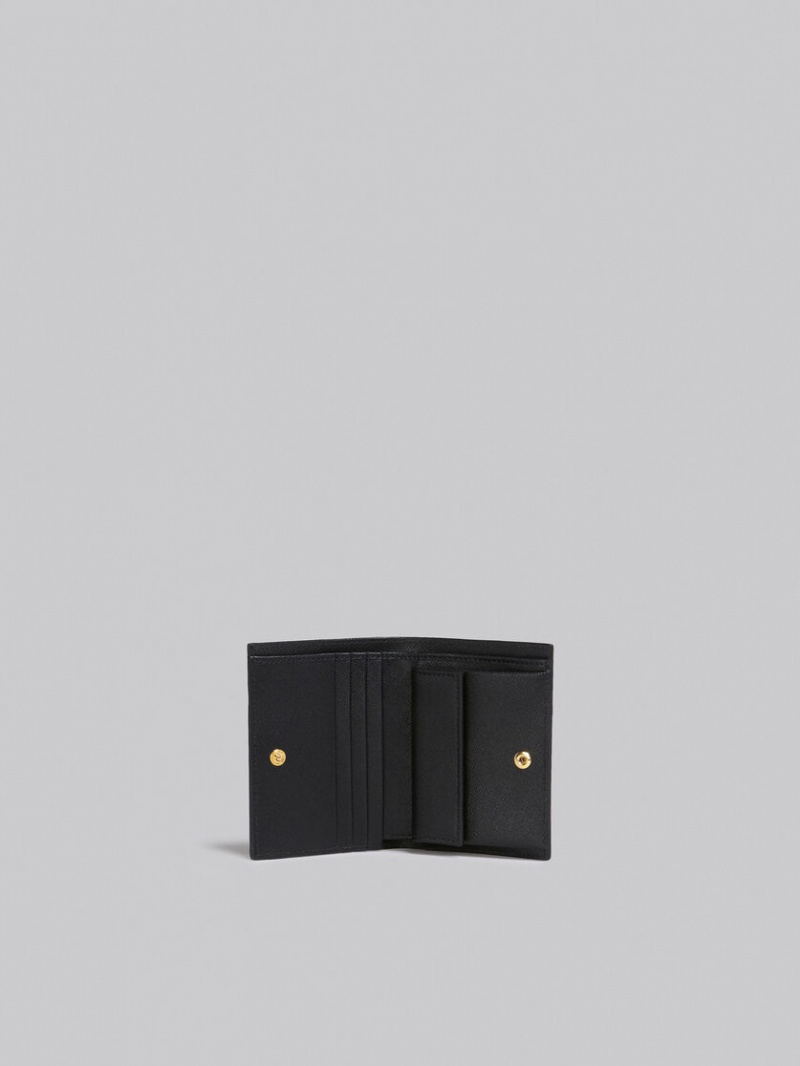 Marni δερματινα Bi-fold Wallet μαυρα | EGRVG46381