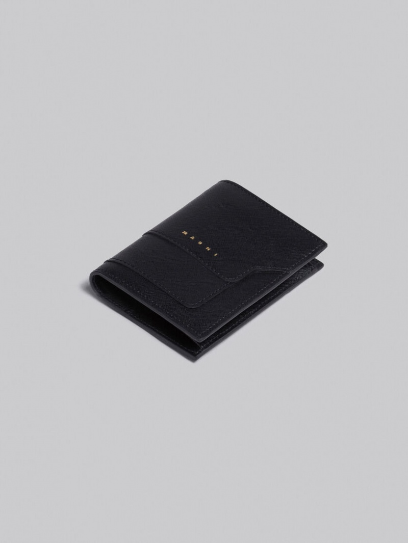 Marni δερματινα Bi-fold Wallet μαυρα | EGRVG46381