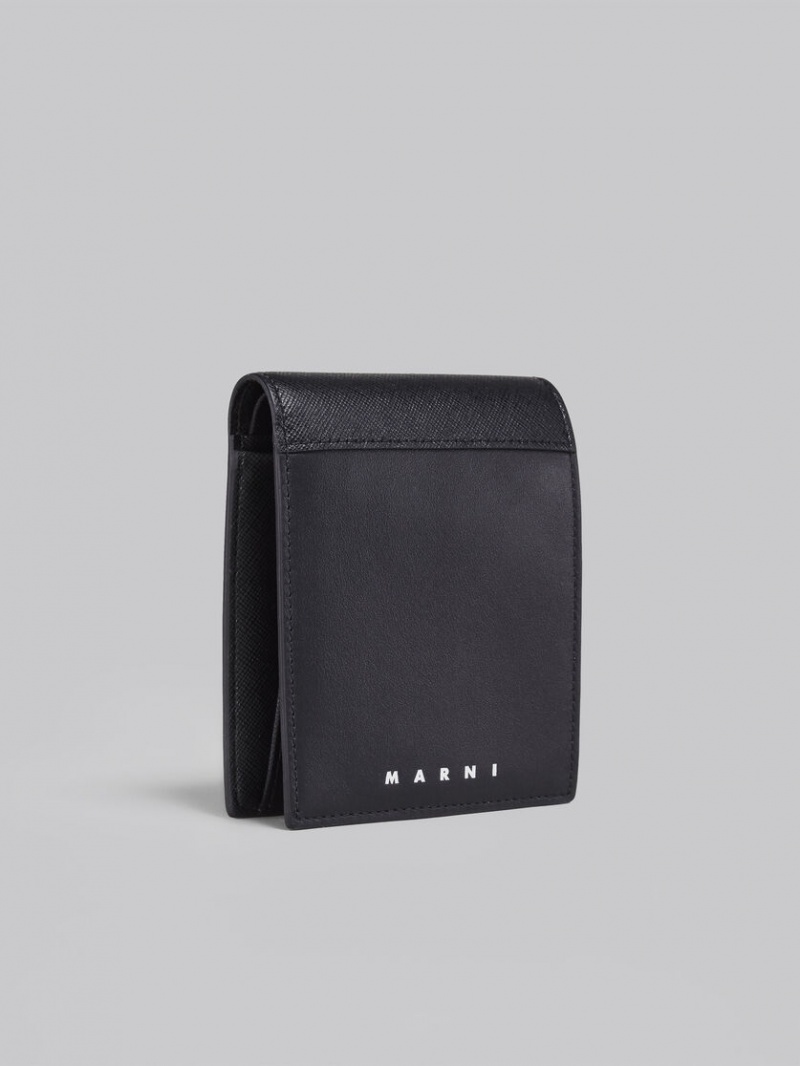 Marni δερματινα Bi-fold Wallet μαυρα | GRCVG31074