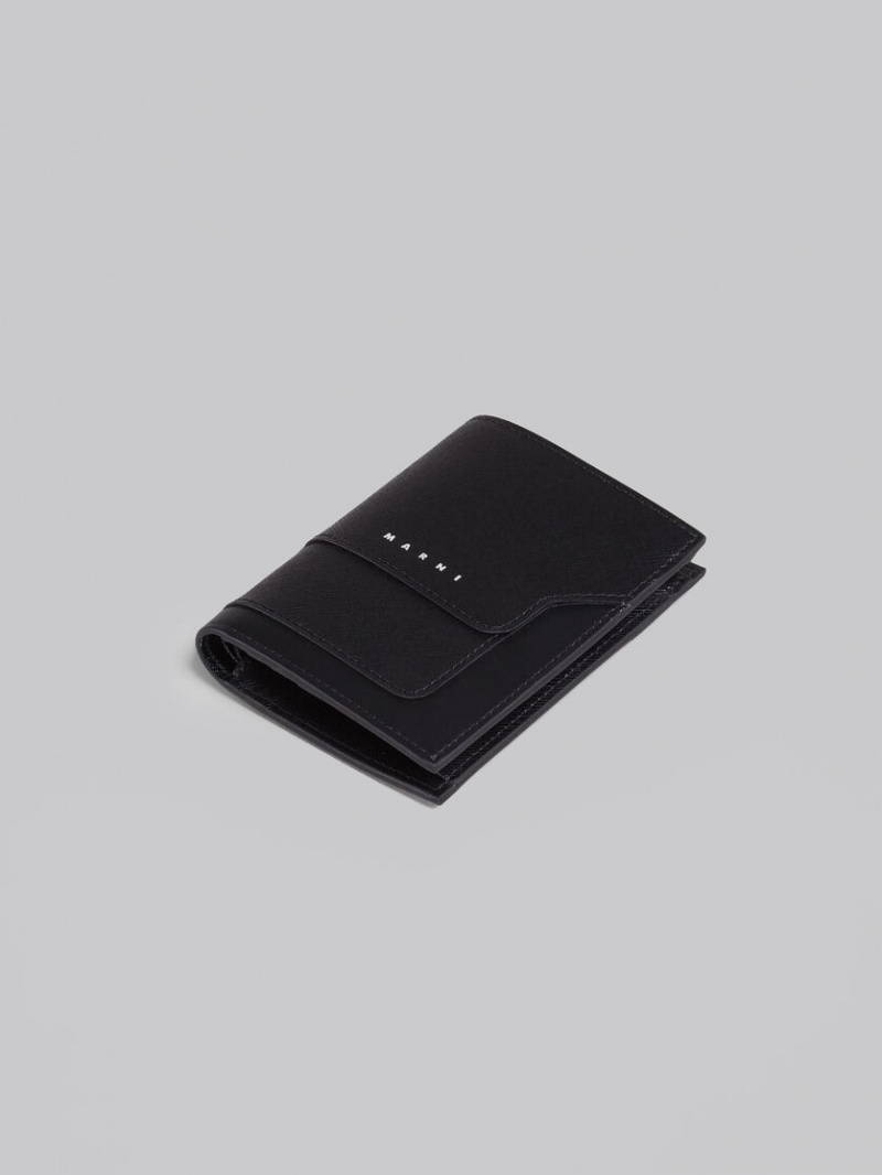 Marni δερματινα Bi-fold Wallet μαυρα | XGRGW78872