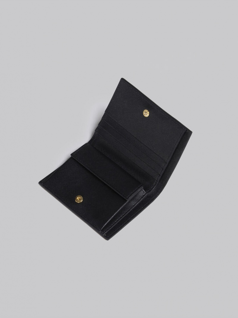 Marni δερματινα Bi-fold Wallet καφε μωβ μαυρα | GRJVR77747