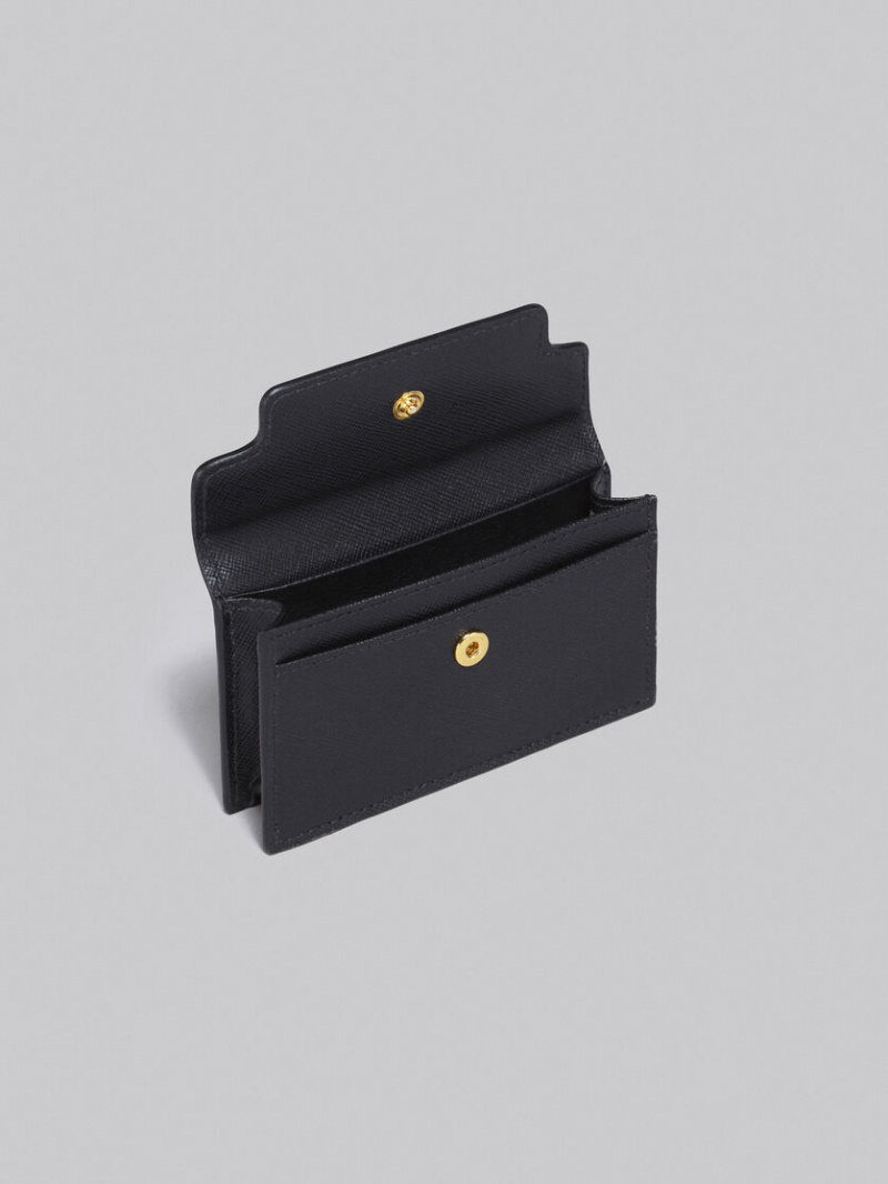 Marni δερματινα Business Card Case μαυρα | GRDYB30333