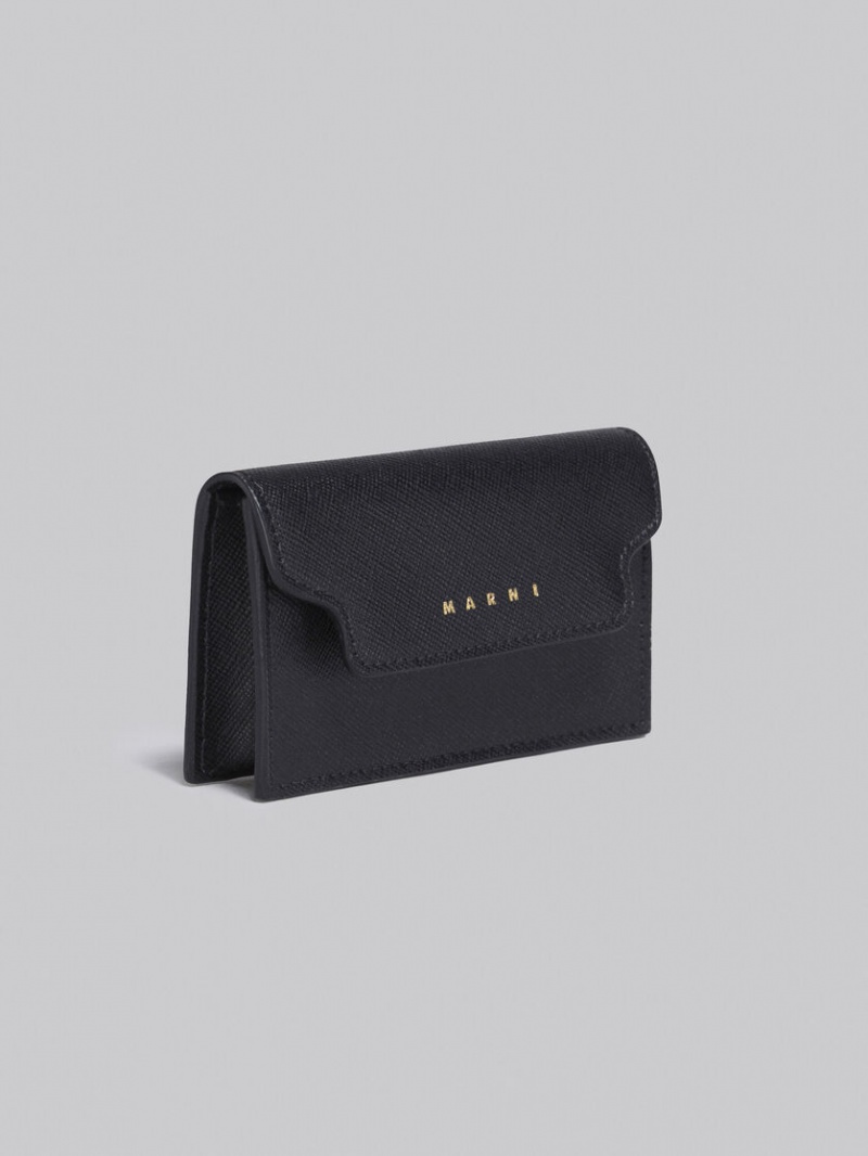 Marni δερματινα Business Card Case μαυρα | GRDYB30333