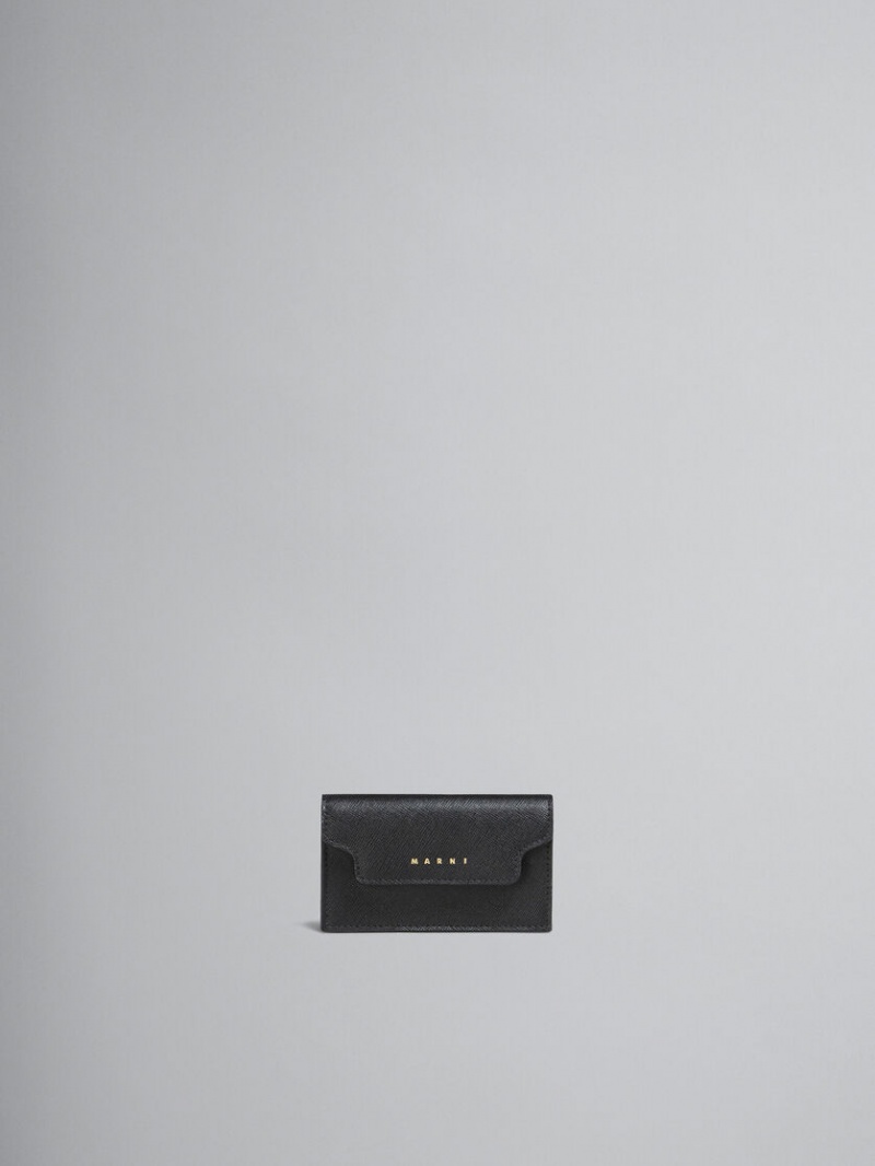 Marni δερματινα Business Card Case μαυρα | GRDYB30333