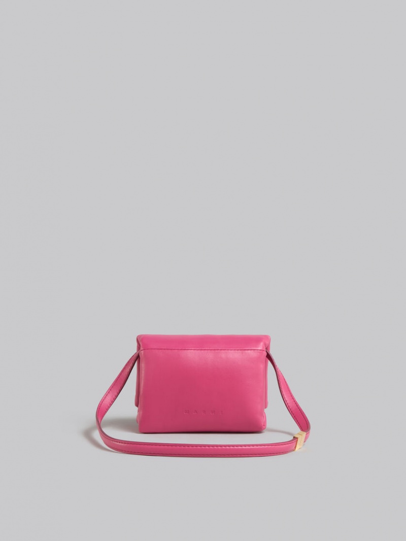 Marni δερματινα Mini Prisma Pouch ροζ | GRJZR72336