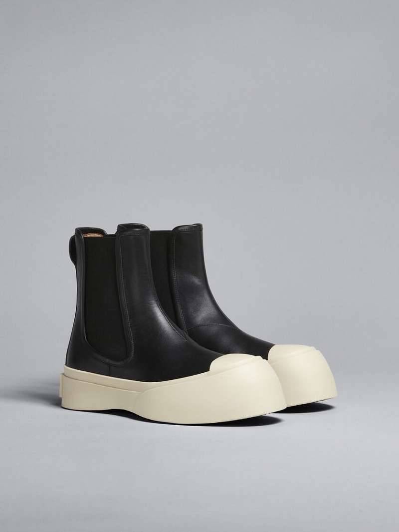 Marni δερματινα Pablo Chelsea Boot μαυρα | DGRKV50004