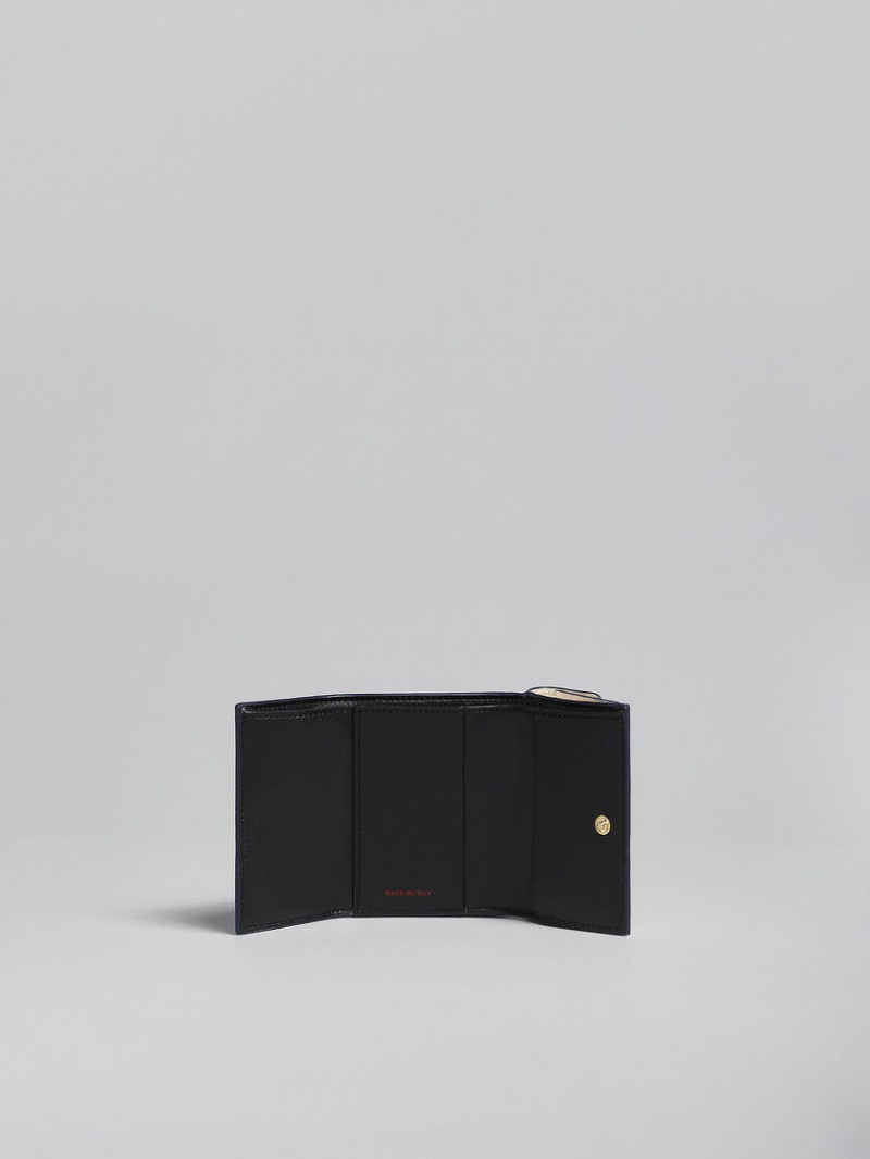 Marni δερματινα Tri-fold Wallet ασπρα | GRXMI94377